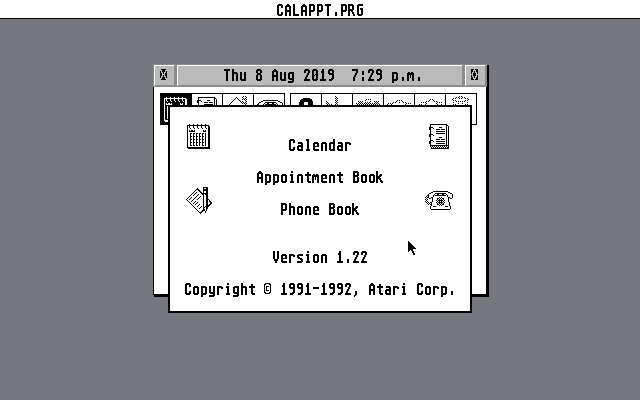 Atari Falcon030 Extra Programs Rev. D atari screenshot